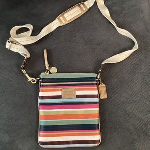 Multicolored Coach small crossbody bag